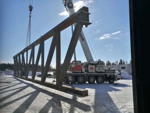 Kauppakeskus Tripla, ristikkorakenne